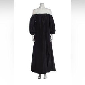 Markarian black formal dress off shoulder
